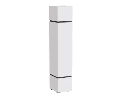 Пенал Аркон, Белый / Бетон темный 